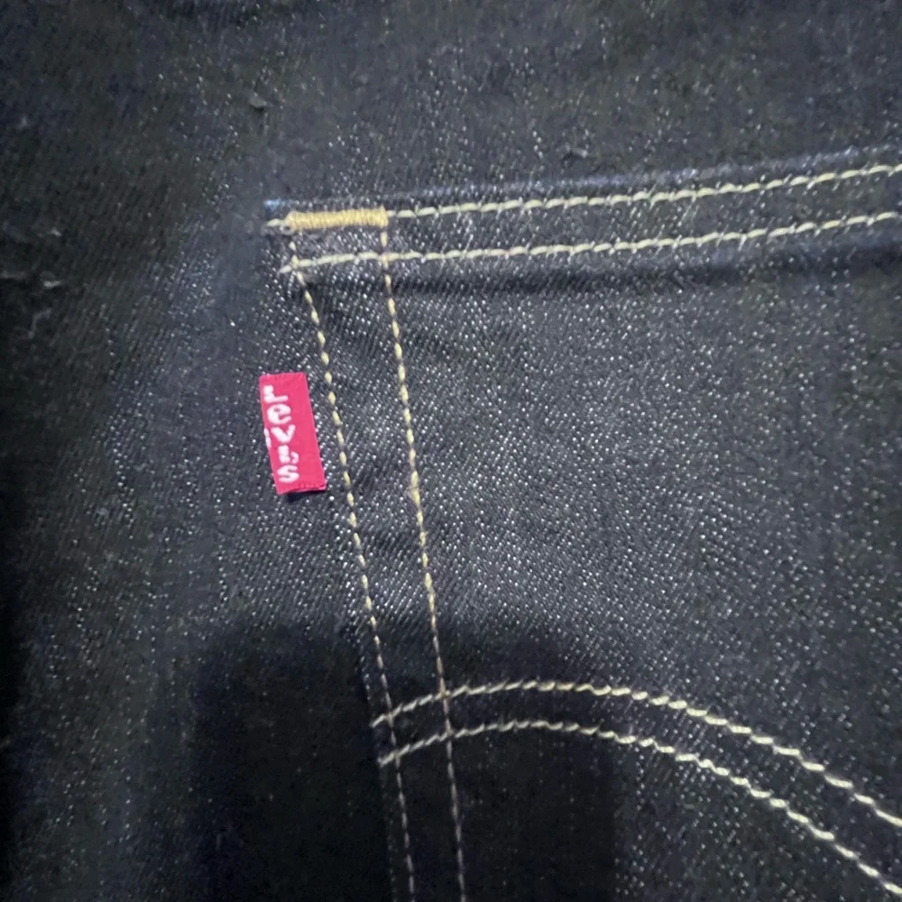 Levi’s 502 Mens Dark Denim Jeans 36 x 30 - Picture 7 of 10